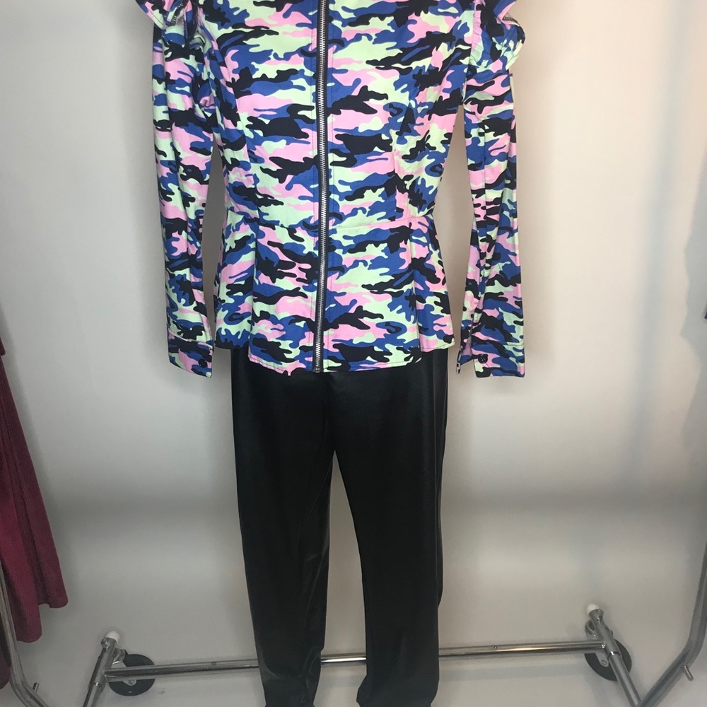 Ruffle Camouflage Two Piece Set...NEW!!!